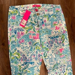 Lilly Pulitzer Kelly Skinny Crop Size 6
